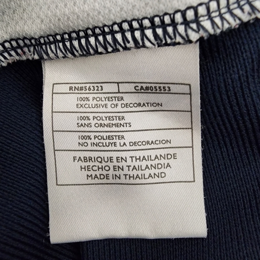 Nike Sleeveless Training Shirt Navy White Athletic Muscle Tank Size Large - Picture 11 of 13